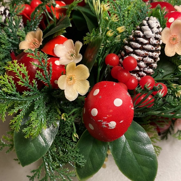 Plastic Christmas Candle Ring Set of 2 - Picture 8 of 9